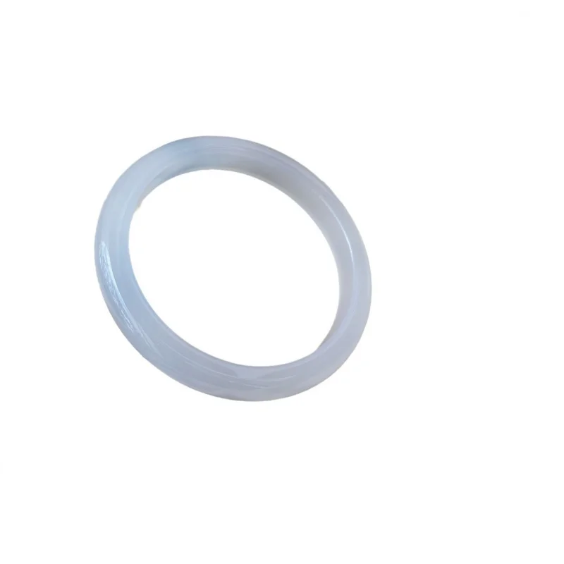 Ледяной браслет из натурального белого халцедона для женщин2024Новый год в