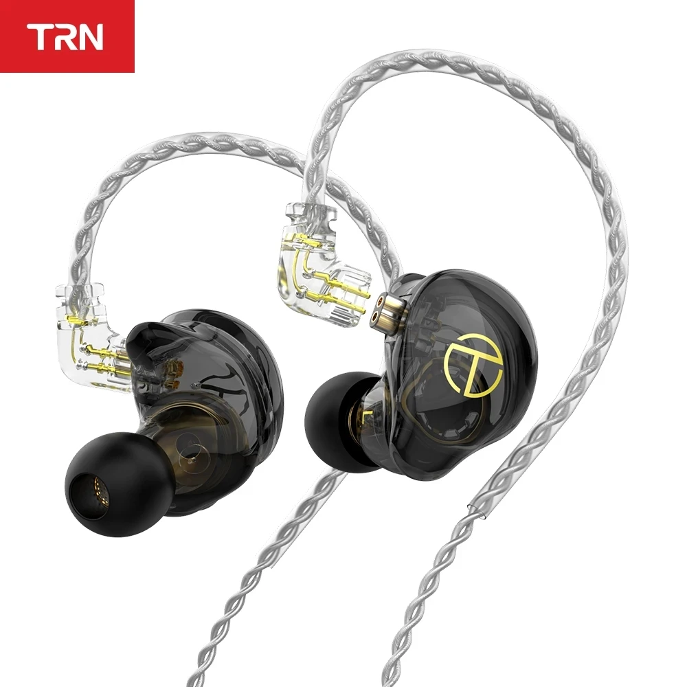 

TRN ST2 HIFI Earphones 1BA+1DD Hybrid Technology Bass Earbuds In Ear Monitor Headphones Sport Noise Cancelling Headset