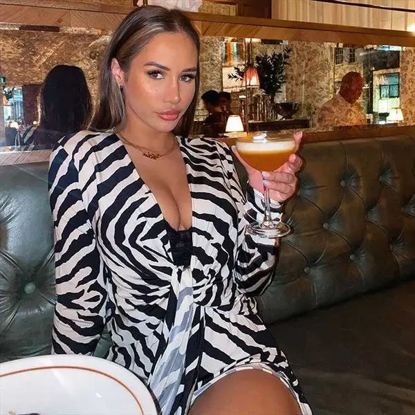 

Spring Product Bristle Pattern Tied Dresses Deep V Long Sleeve Dress Wholesale