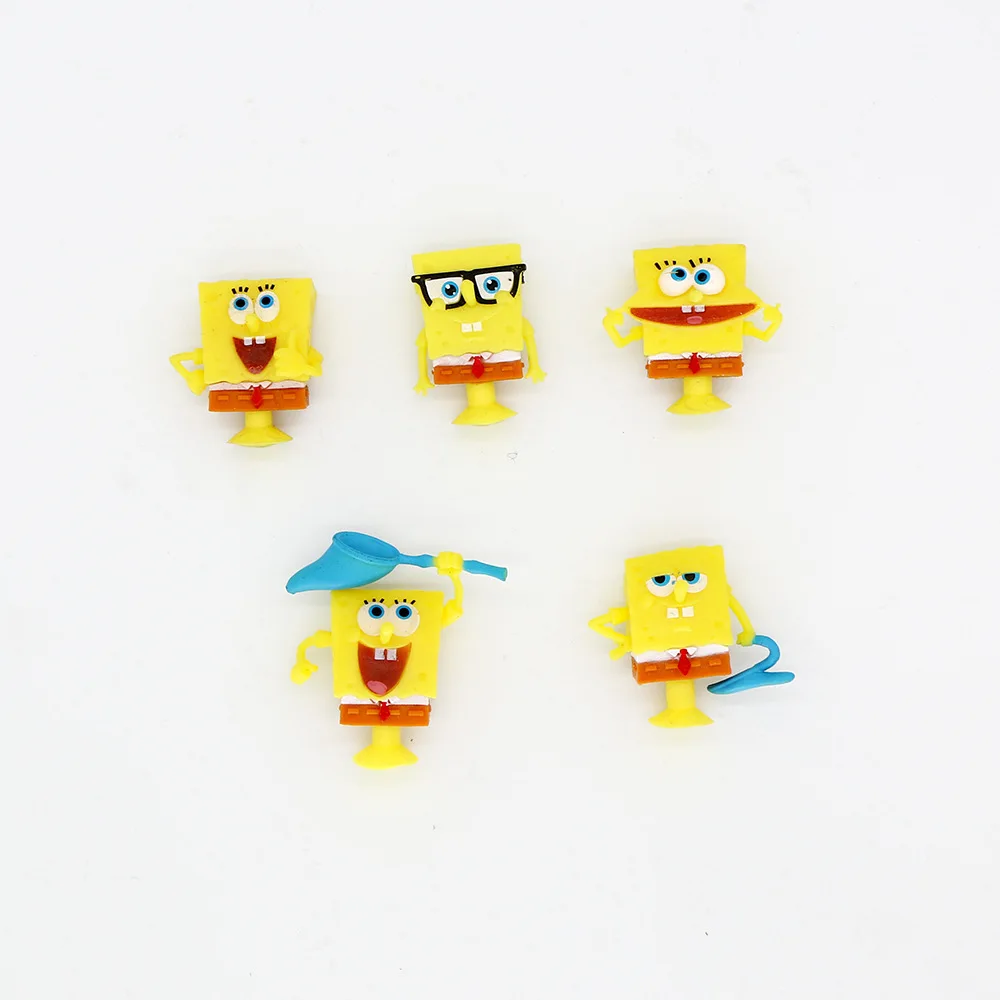 

50pcs/lot Cartoon action figures little cute bob baby lovely kids toy birthday gift car inner decorati