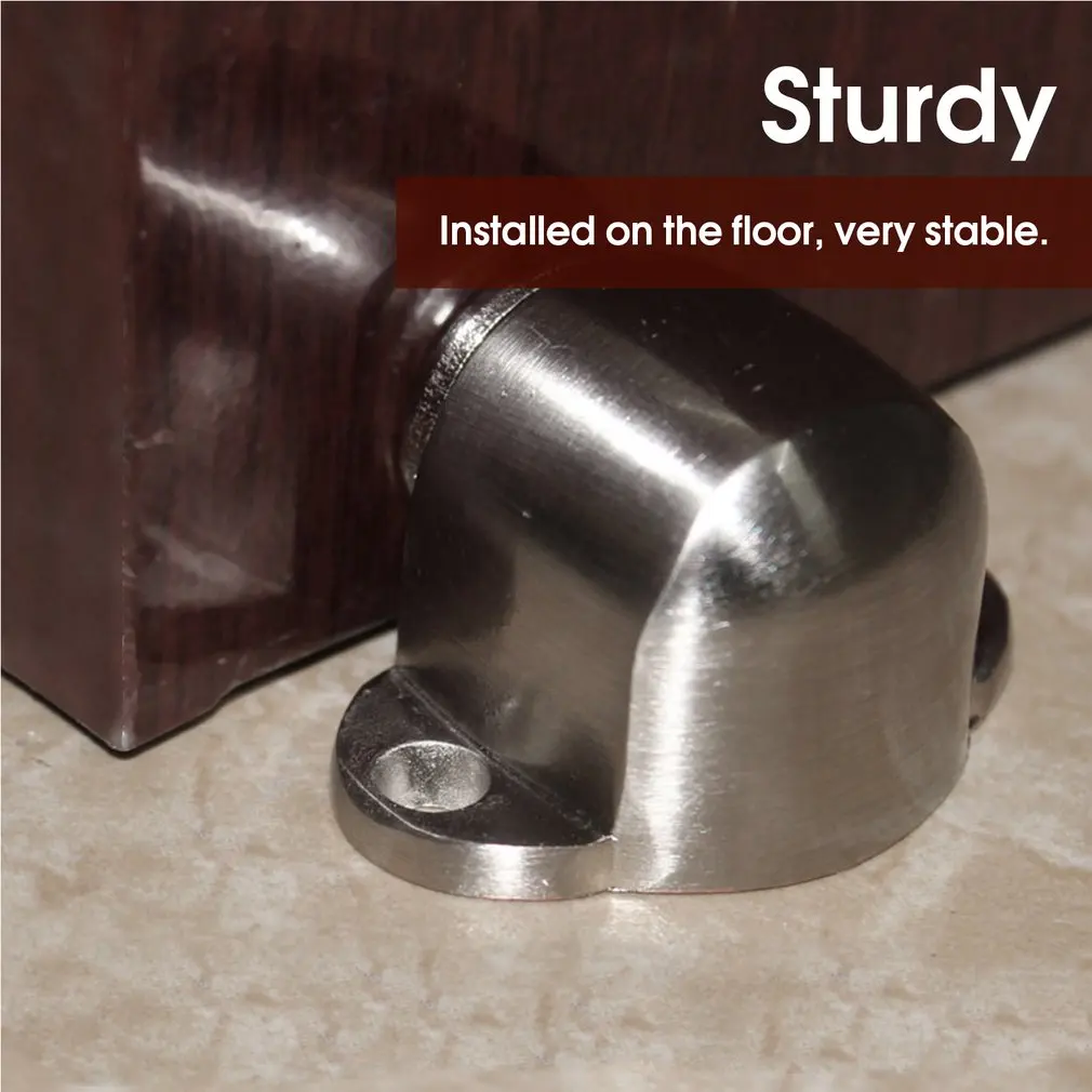 

Stainless Steel Door Strong Magnetic Door Stopper Suction Gate Engineering Project Supporting Hardware Door Stop