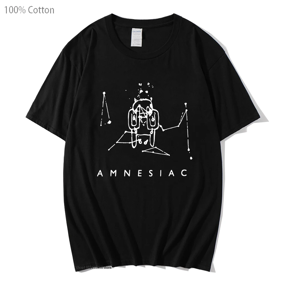 

Футболка с принтом «амнезиак», 100% хлопок