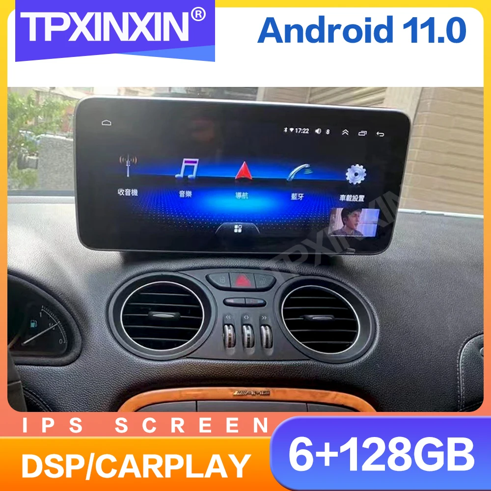 

128GB Android AutoRadio For Mercedes Benz SLK SL SLC Class R172 2011+ Car Auto Radio CarPlay Multimedia Player Stereo Navi GPS