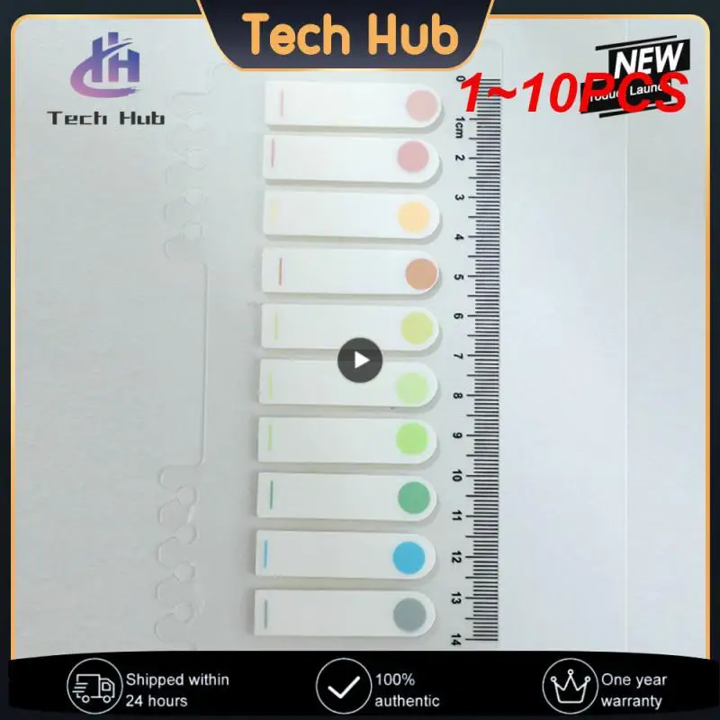 

1~10PCS Sheets Colorful Notes Memo Pad Self Adhesive Label Bookmarks Notepad School Office Stationery Supplies