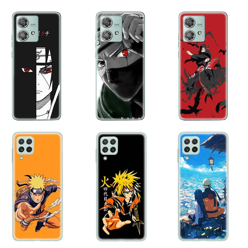 Чехол для телефона Kakashis Itachis akatsaksi Sasukes Motorola Moto G13 G14 G53 G54 G62 G72 G82 G84 E13 E20 G42 G32 G23 G22