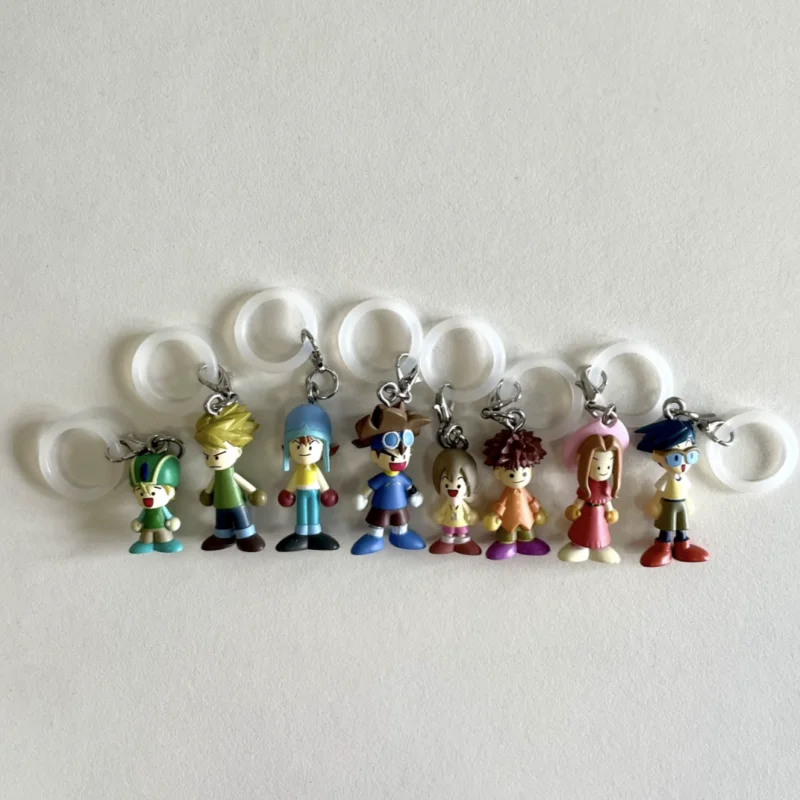 Фото Брелок-подвеска Digimon Adventure Bandai Gashapon: Тайчи Ягами, Ямато Ишида, Коширо Изуми, сумка, зонт, ключница №3