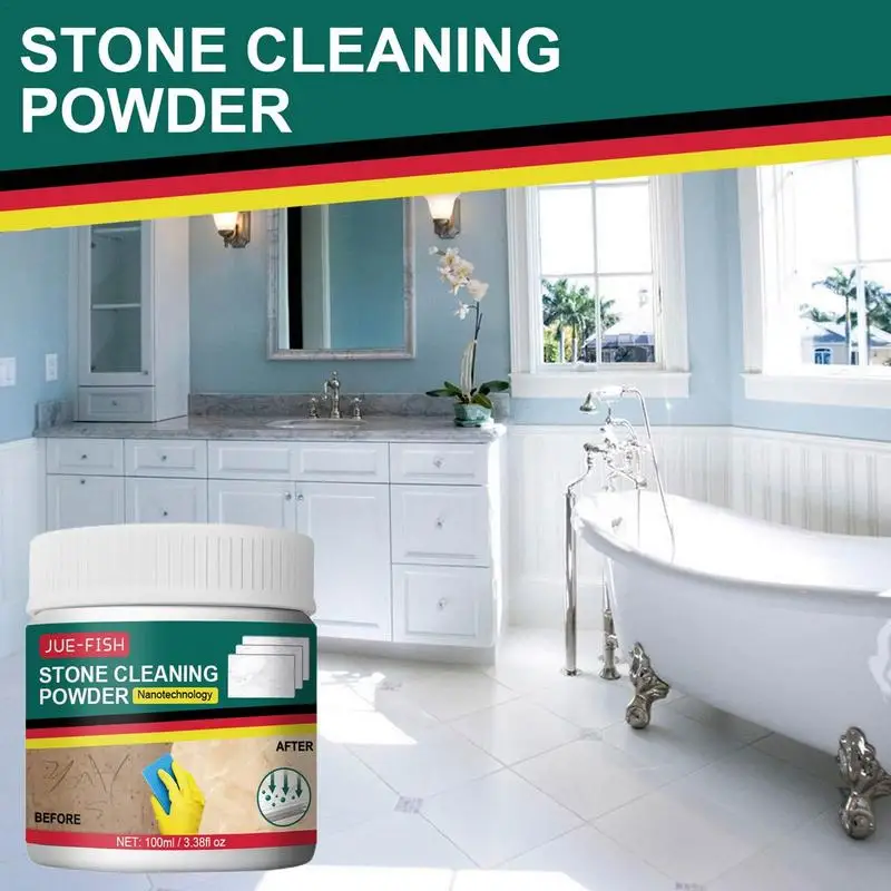 

Новинка, 100 мл, каменное средство для удаления пятен, порошок для очистки камня, средство для удаления пятен с масла для кухни, пола, товары для уборки дома