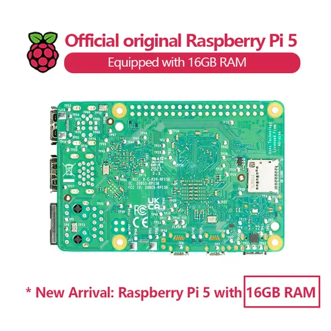 Raspberry Pi 5 с 16 ГБ ОЗУ