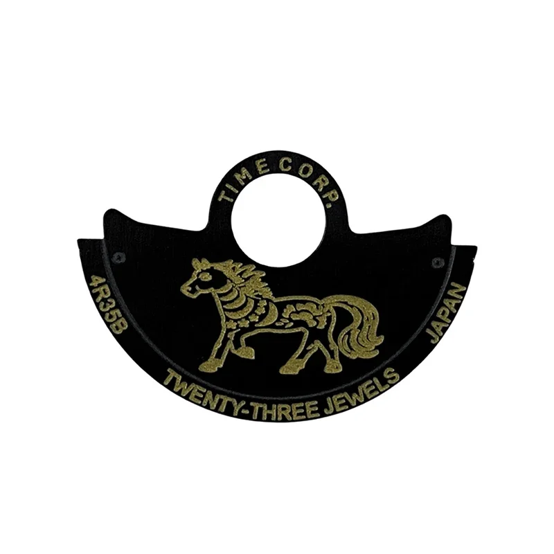 Черный Металлический патч для автоматического молоткового ротора NH35 NH36 подходит