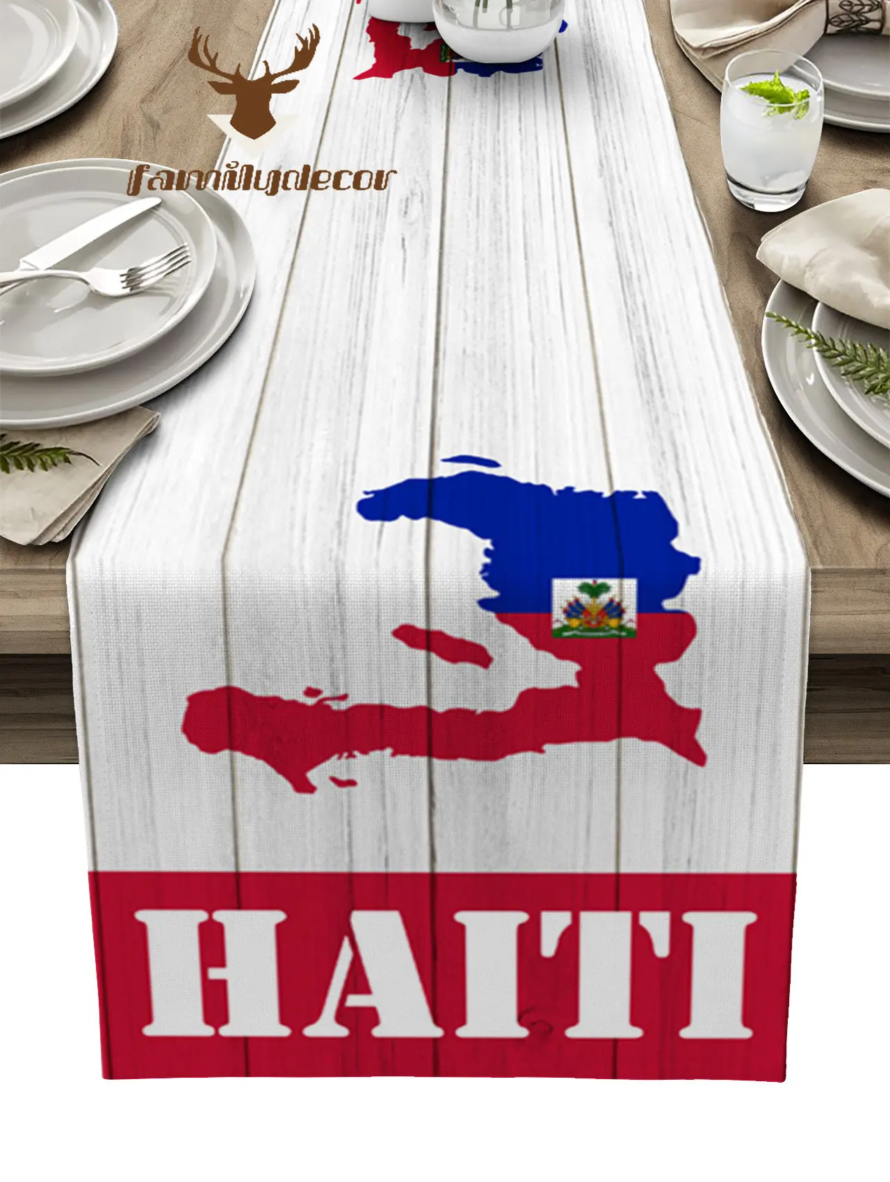 

Женская настольная скатерть под дерево, домашний свадебный стол, коврик с флагом, центральные части стола, украшение вечерние, столовая дли...