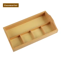 montessori materials educational toy wooden sorting tray box for home preschool kids children game toy sensorial holding