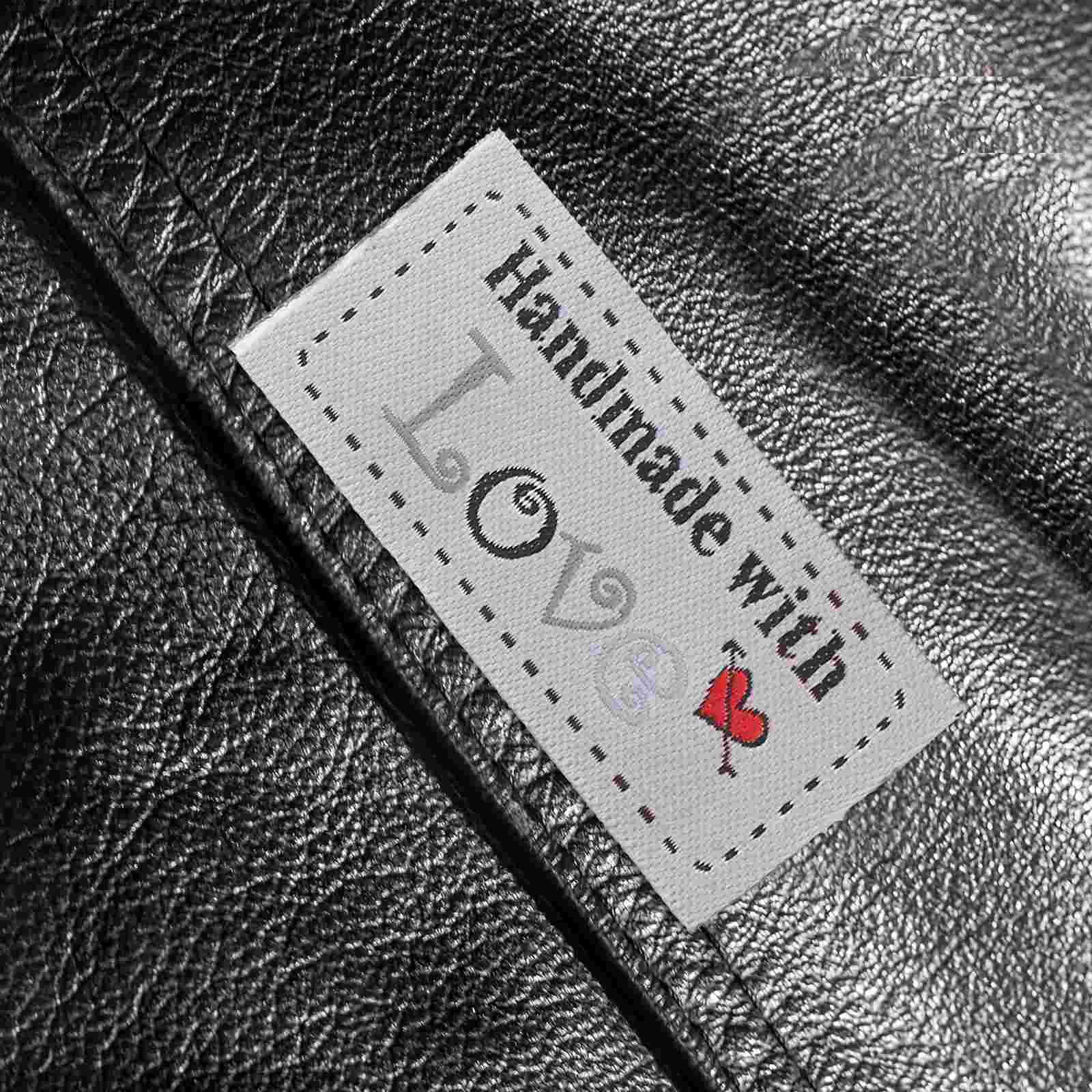 100 шт. тканые этикетки с любовью бирки для одежды принадлежности вязания крючком