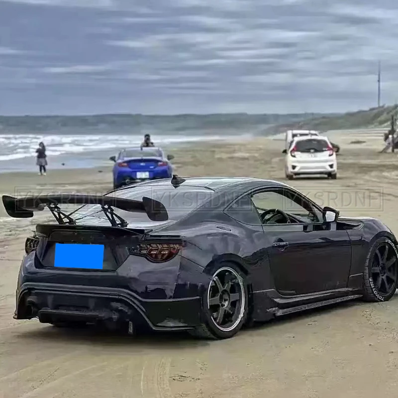 Универсальный автомобильный спойлер из углеродного волокна с рисунком для