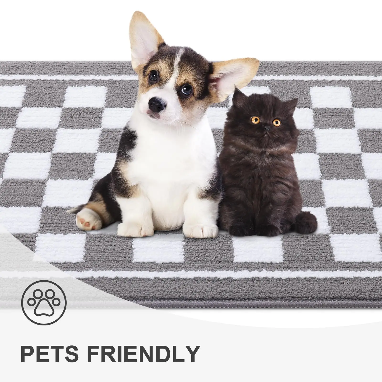 Коврик для внутренней двери Olanly впитывающий грязеотталкивающий напольный