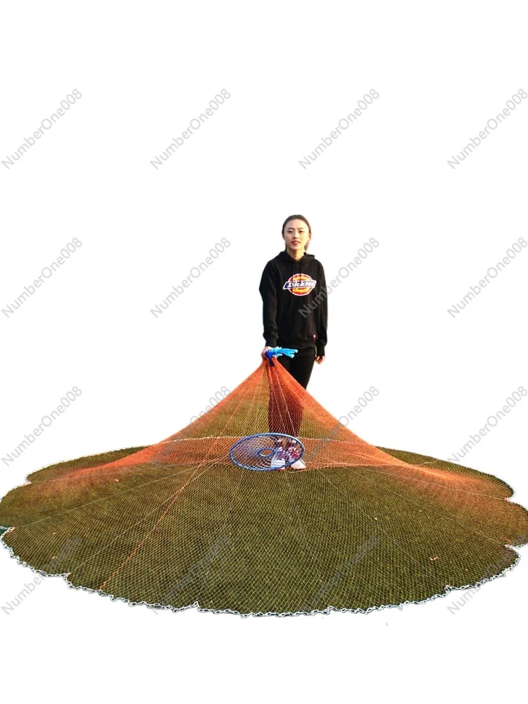 Большой диск для метания сетки НЛО рыболовная сетьEase спиннинговая сеть