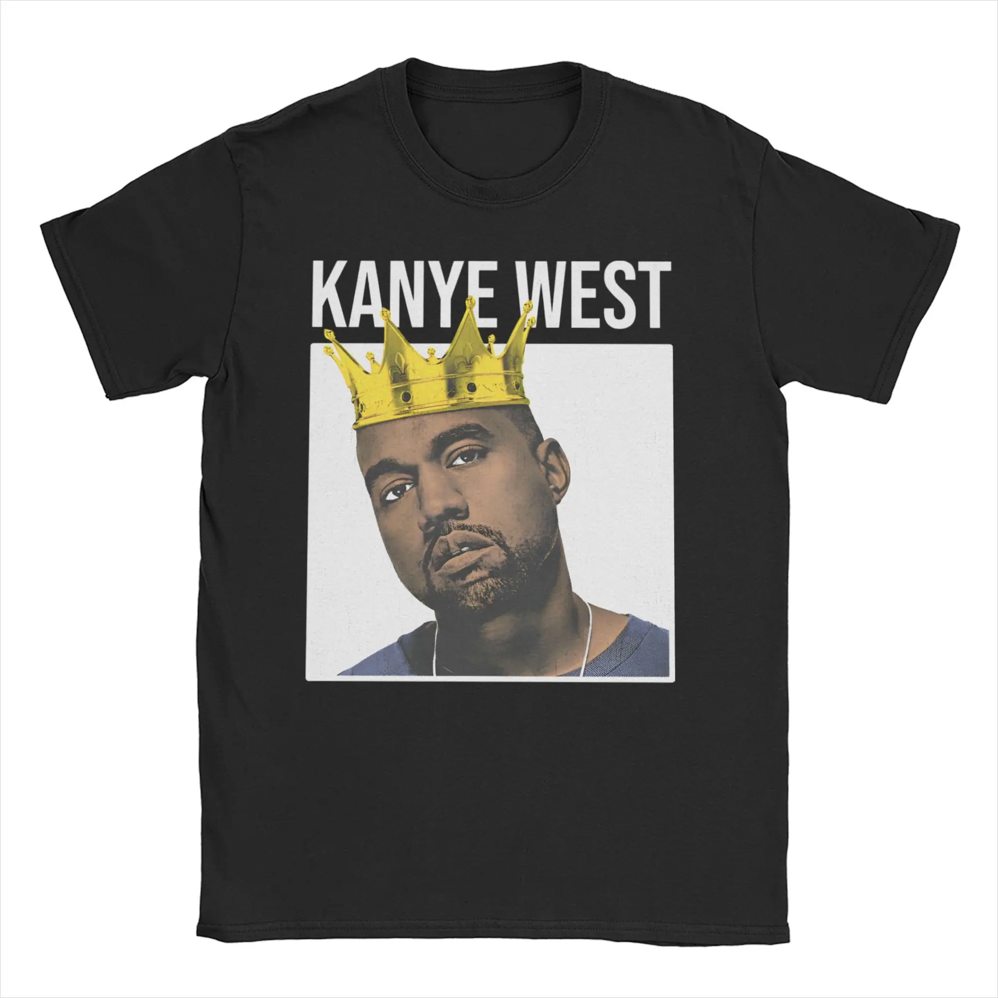 Футболка Kanye West в стиле гранж для мужчин и женщин винтажные футболки из чистого