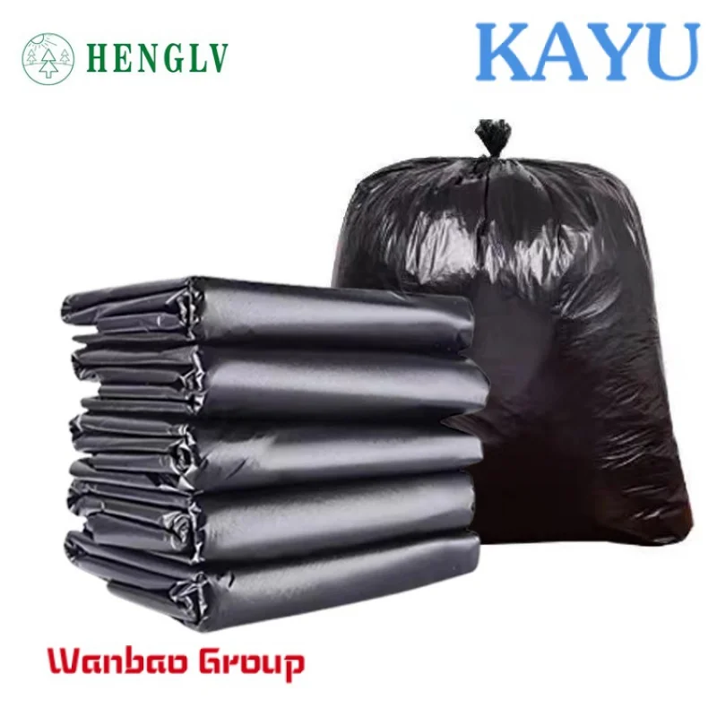 Big Capacity Trash Bag Heavy Duty 55 Gallon Black Hotel Extra Large Commercial Garbage Bag Biodegradable Industrial Trash Bags
