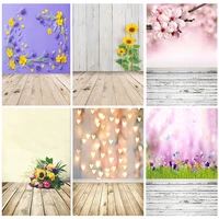 vinyl custom photography backdrops wall and wood floor flower planks landscape photo studio background 22517 mbd 05