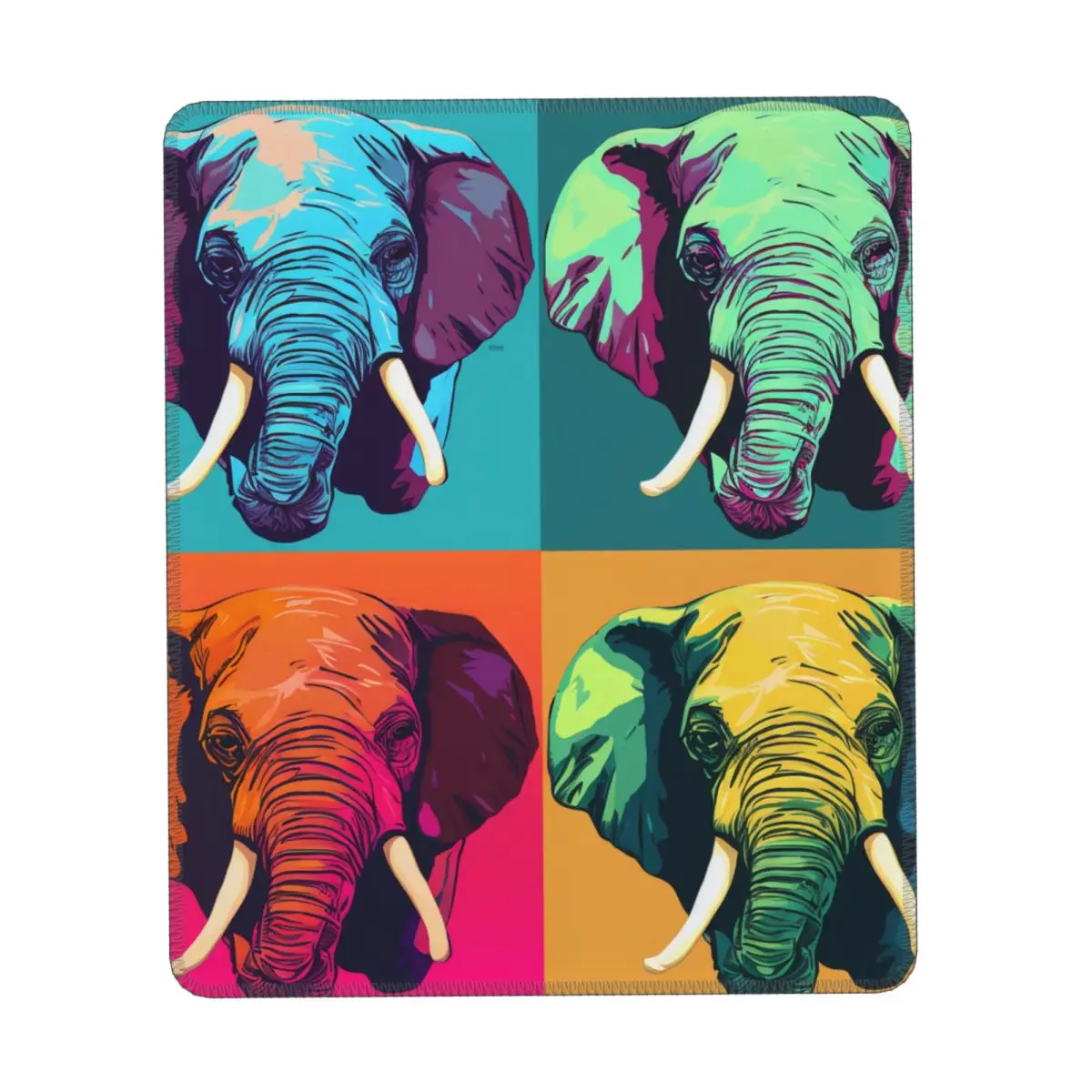 

Вертикальный Настольный резиновый коврик для мыши со слоном