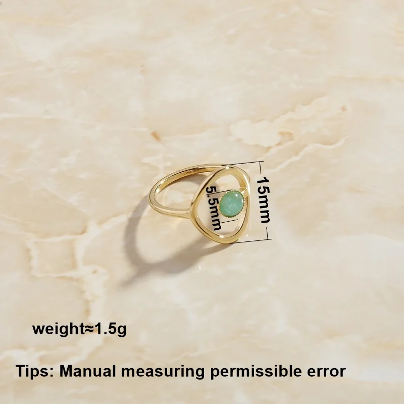 Новинка красивые модные женские кольца SOMMAR золотого цвета кольцо с 2023 зеленым
