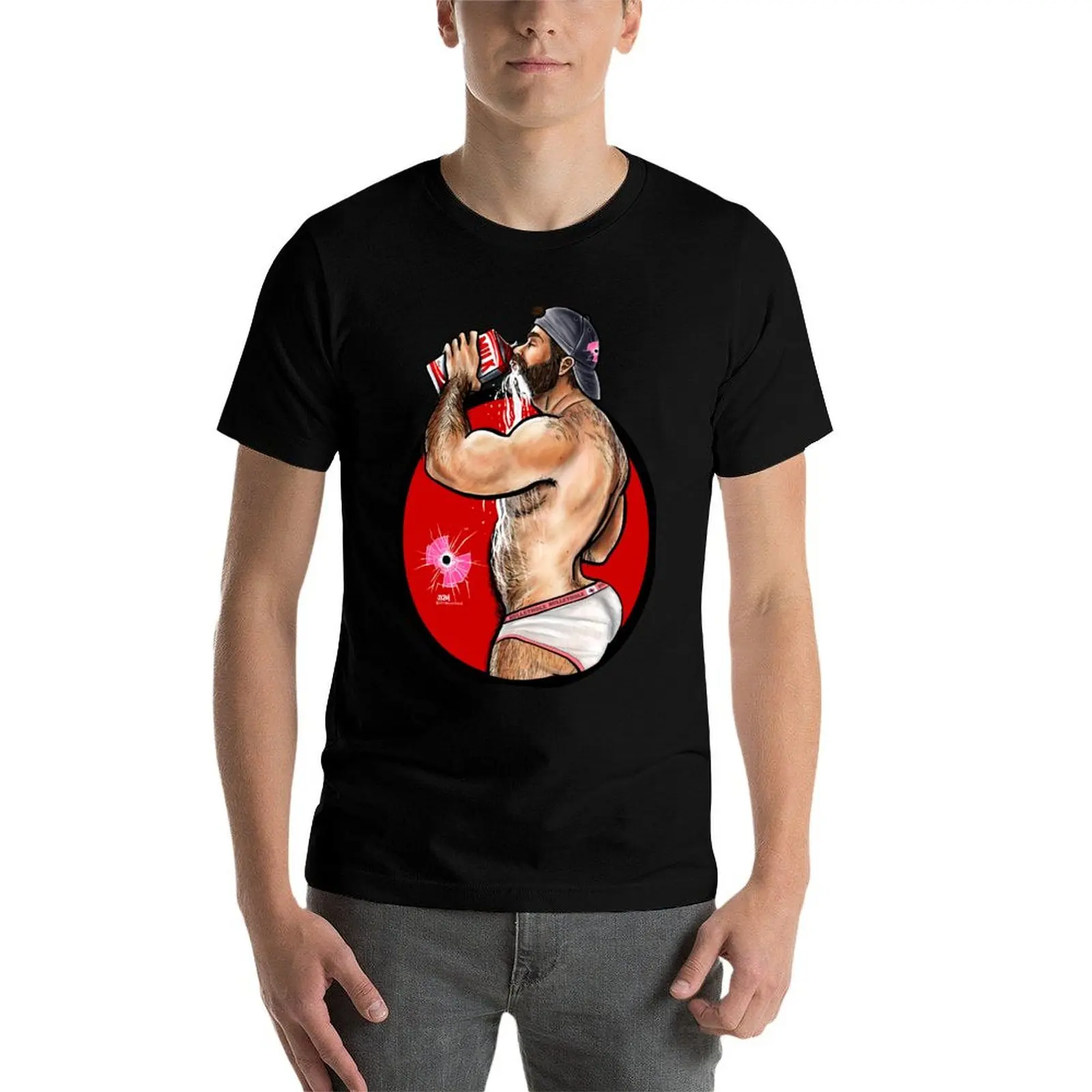 Фото Bullethole Thirsty: Milk does a booty good - Футболка с рождественской тематикой Undies T-Shirt №4