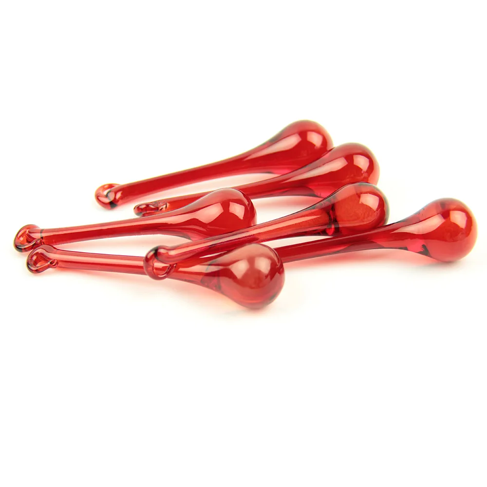 16x60 мм/20x80 мм красные капли дождя хрустальная люстра лампа стеклянные подвесные