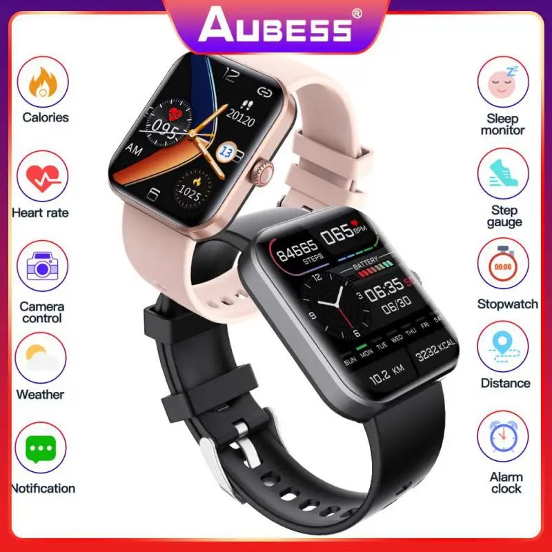 

Смарт-часы с мониторингом температуры тела, водонепроницаемые часы, спортивные Смарт-часы, 1,91 дюйма, глюкометр, сахар, Кислородное давление