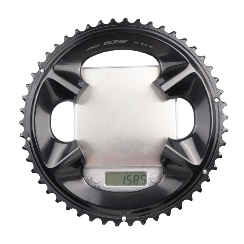 Фото Shimano 105 R7100 ULTEGRA R8100 12 скоростная Звездочка 50T/34T/52T/36T 12s для дорожного велосипеда R7100 R8100 1 шт. оригинальная Корона №3