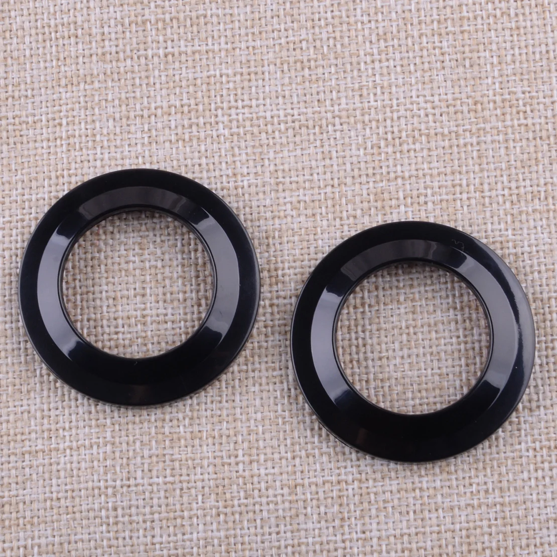 2Pcs Car A Pillar Sound Speaker Horn Ring Cover Trim Black Plastic Fit for Jeep Wrangler JK 2008 2009 2010 2011 2012 2013 2014