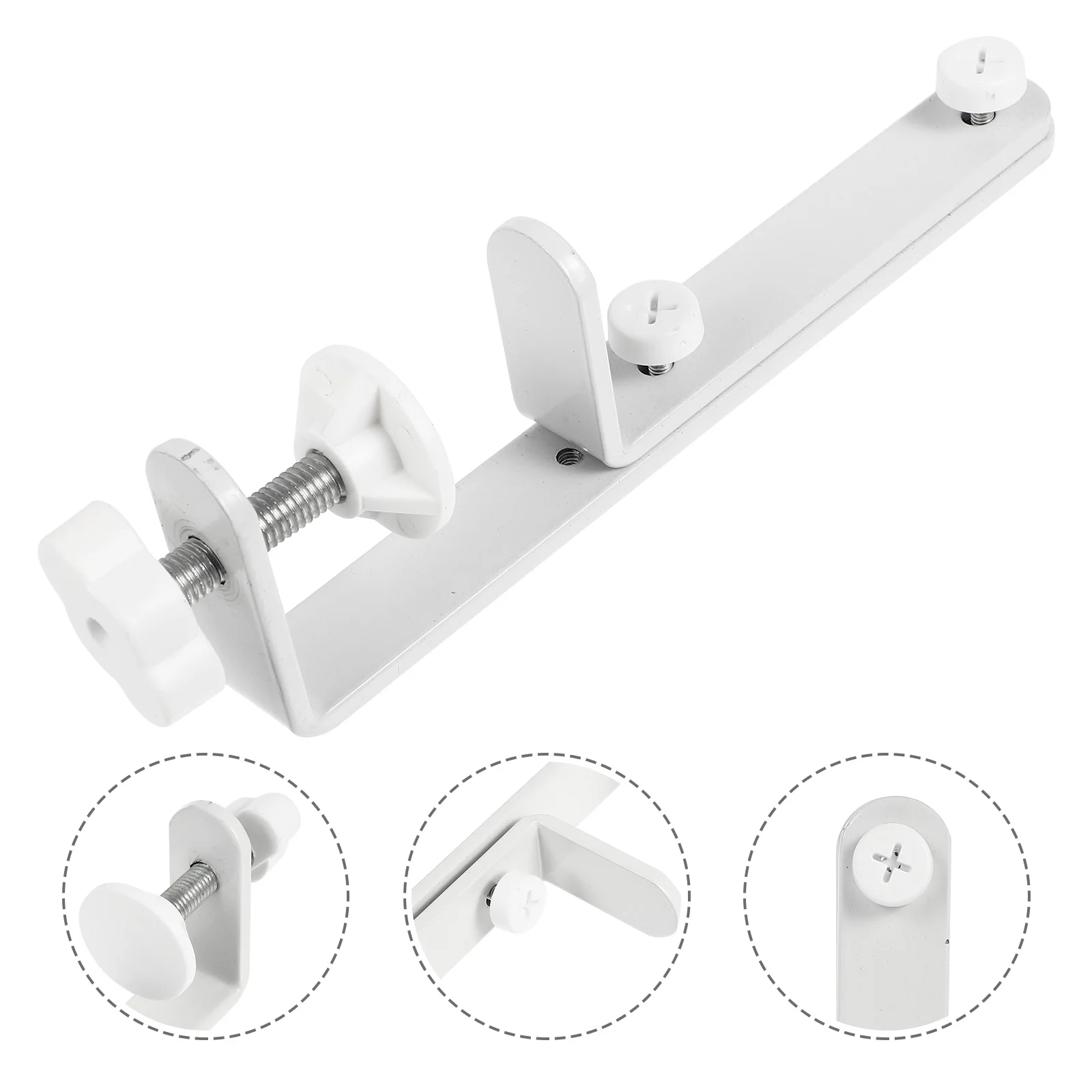 

Desktop Fixing Bracket Hole Board Stands Iron Home Shelf Monitor Racks Shelves Household Bathroom