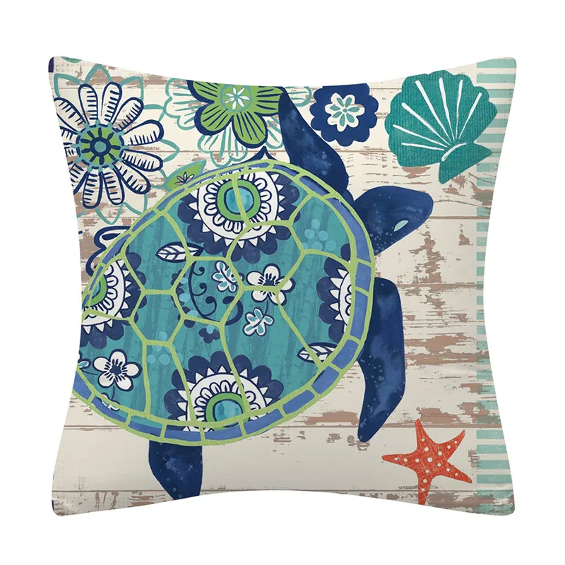 

Декоративные наволочки Ocean Animal 45x45 см, полиэстер