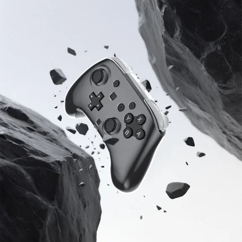 Прозрачная игровая ручка контроллера для Switch 2 Pro, удобный кронштейн, держатель для Switch 2 Pro, аксессуары