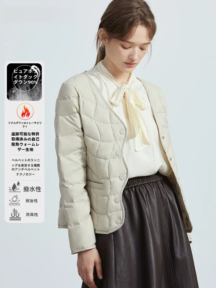 Skdir пуховая подкладка женская осень и зима новая легкая теплая нижняя часть с