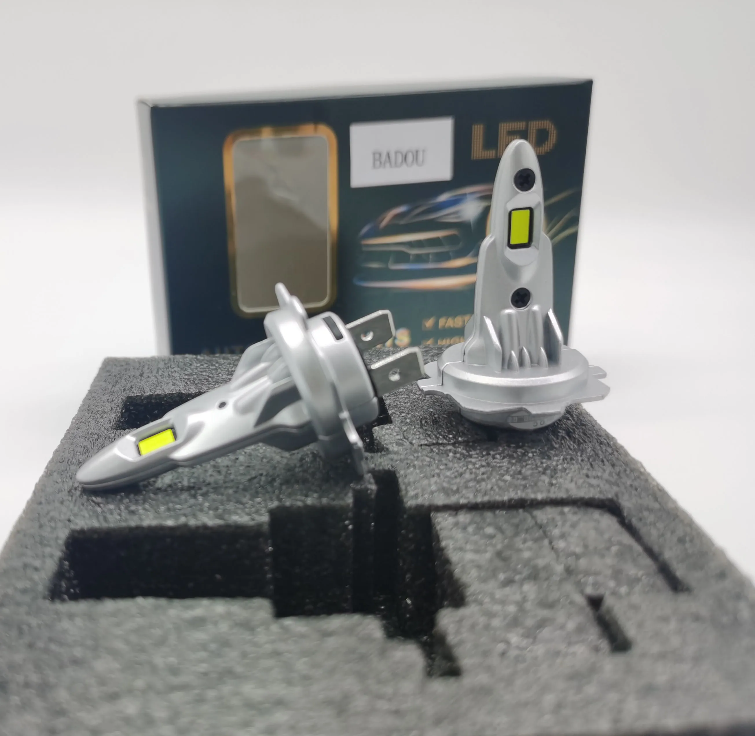 50 Вт 6500 лм 2x H7 светодиодный комплект для переоборудования ламп фар ближнего и