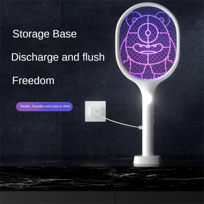 

Three-in-one Fly Electric Net Racket Beautiful Mosquito Killer Usb Charging Convenient Electric Mosquito Swatter Repellents