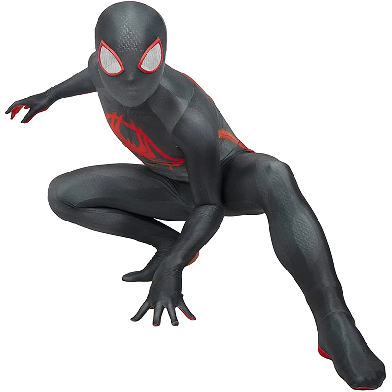

Superhero Spider Jumpsuit Cosplay Costume Bodysuit Masks Peter Parker Amazing Halloween Party Clothing Suit For Man Adult