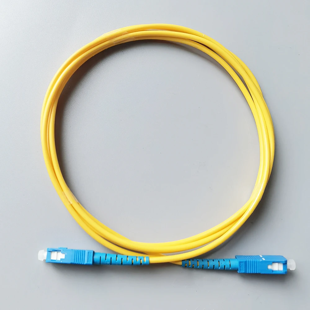 Фото Кабель Fibra Optica 3/5/10/15/20/30M SC/UPC-SC/UPC FTTR Fibra Optica Одномодовый одножильный преобразователь Патч-корд Бесплатный адаптер SC №3
