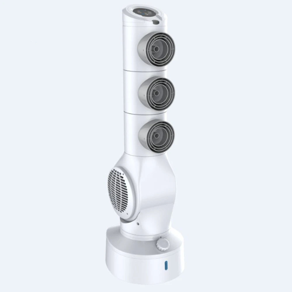 

Electric Mini Bladeless Table White Air Cooler Fan With Light