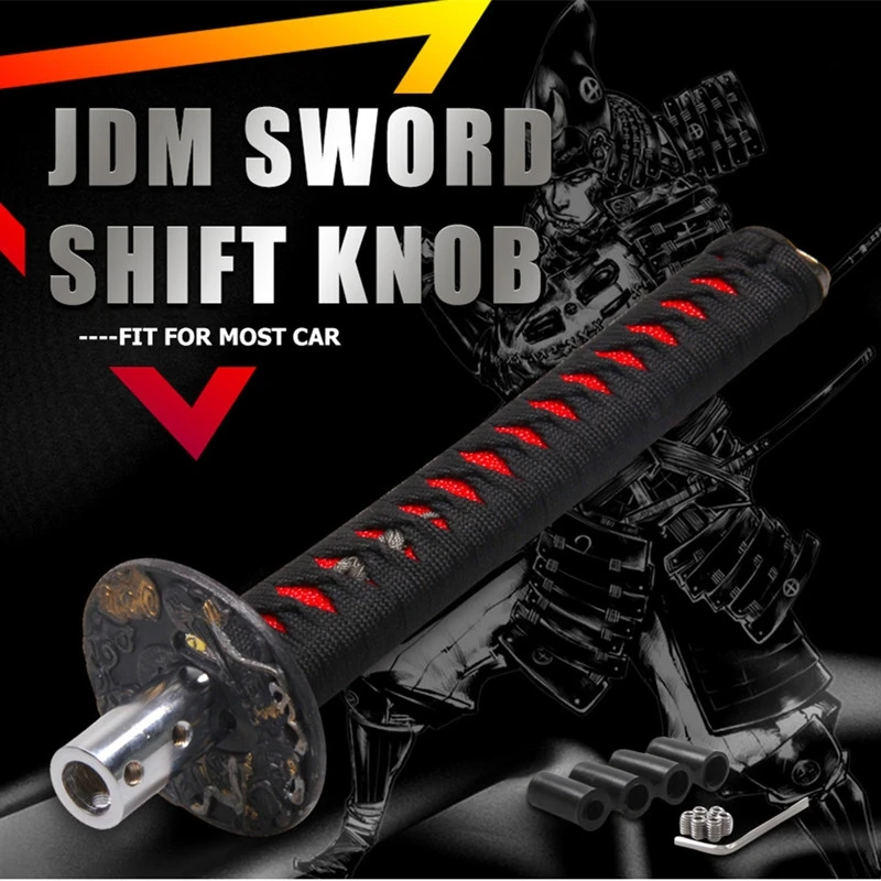 Классическая головка для рукоятки переключения передач в виде самурайского меча