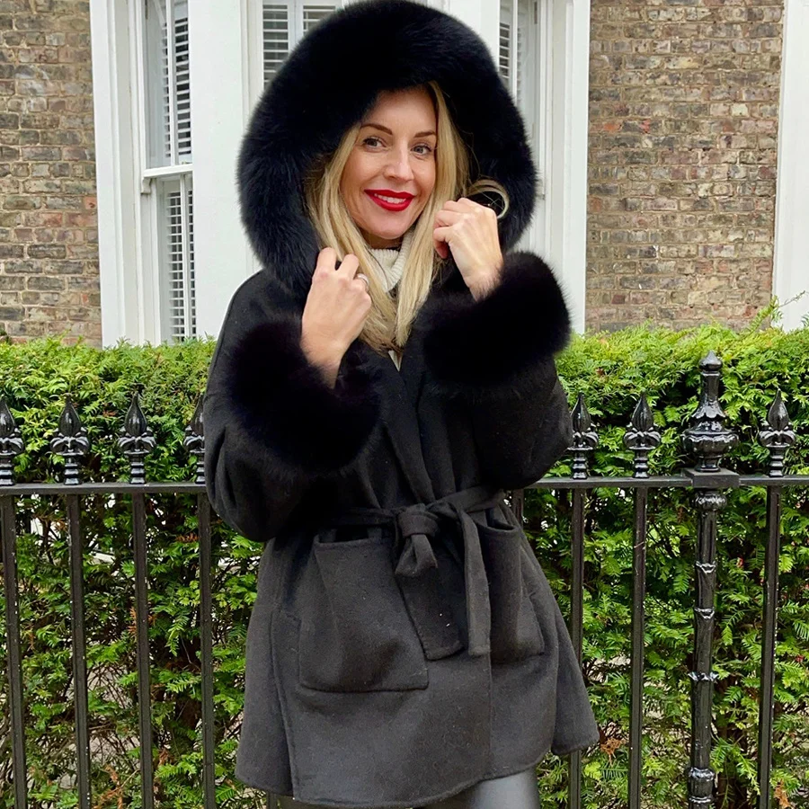 

Лидер продаж, пальто, женская куртка из натурального меха, шерстяное Смешанное пальто, осенний кардиган, модный