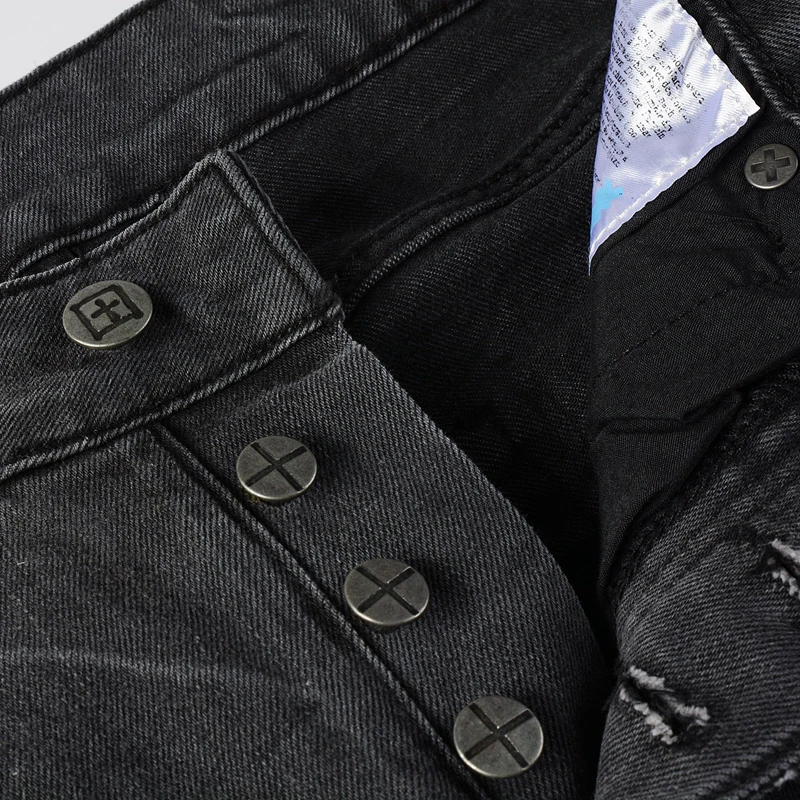 High Street Лоскутный дизайн KSUBI Брюки-карандаш Высокое качество Ретро Мужчины