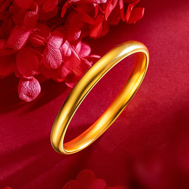 Женский браслет 999 м из настоящего золота