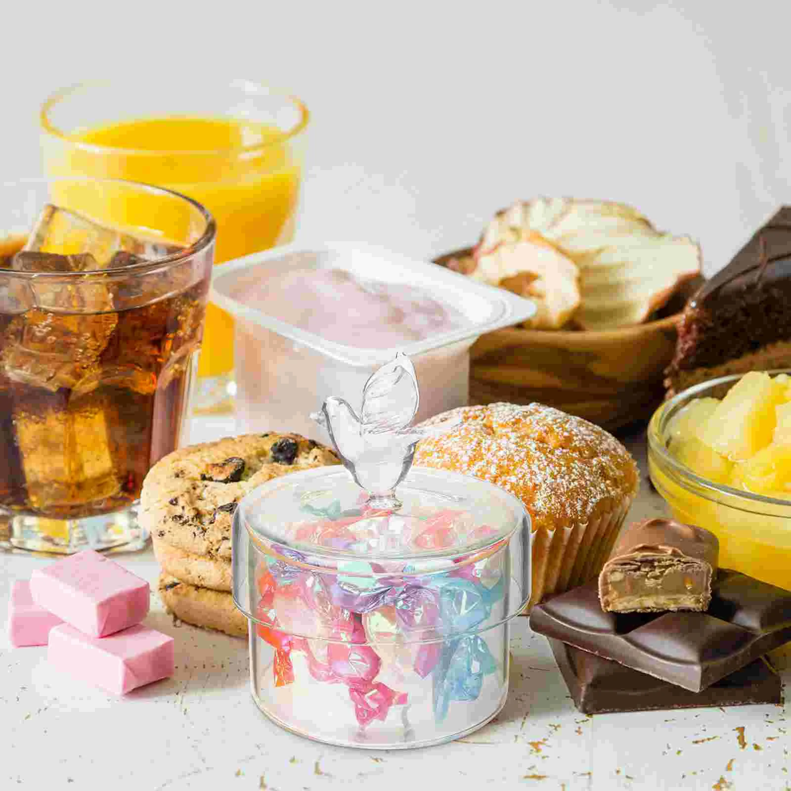

Cakeplate Dish Dome Jar Candy Display Mini Stand Dessert Tray Jars Butter Bowl Fruitminiature Cupcake Cookie Sugar Shield