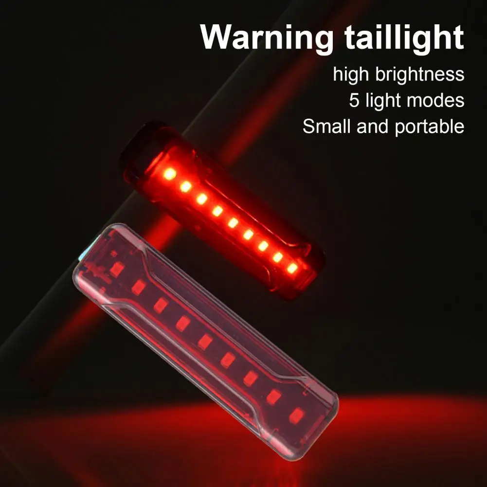 

Универсальный задний фонарь для велосипеда, 5 режимов светильник, съемный задний фонарь для велосипеда, уличный фонарь для велосипеда