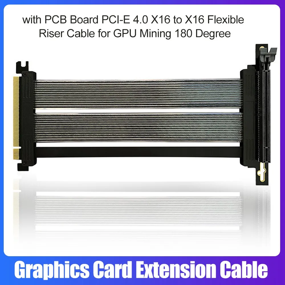 

Кабель-удлинитель для видеокарты с печатной платой PCI-E 4,0 X16 до X16