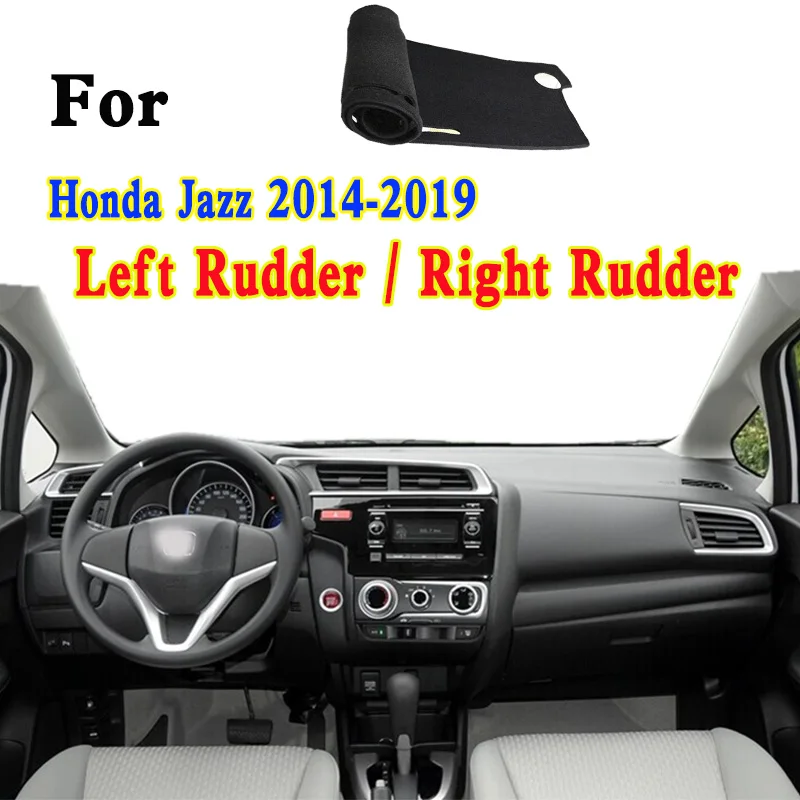 

Для 2014-2019 Honda Jazz IV GK5 GK6 автомобильные аксессуары для стайлинга приборной панели приборная панель коврик для приборной панели защитный коври...