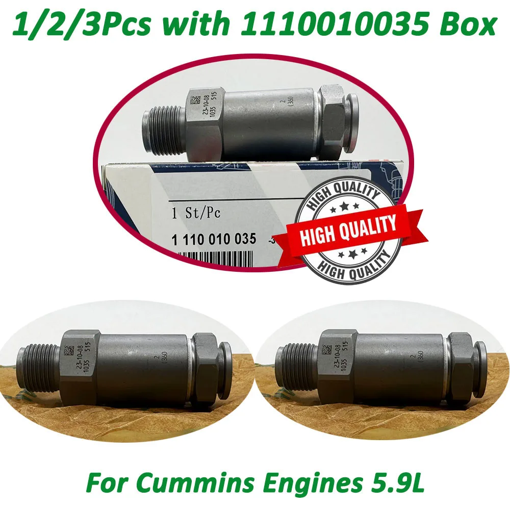 1/2/3 шт. 1110010035 топливный ограничитель давления с общей топливной магистралью для