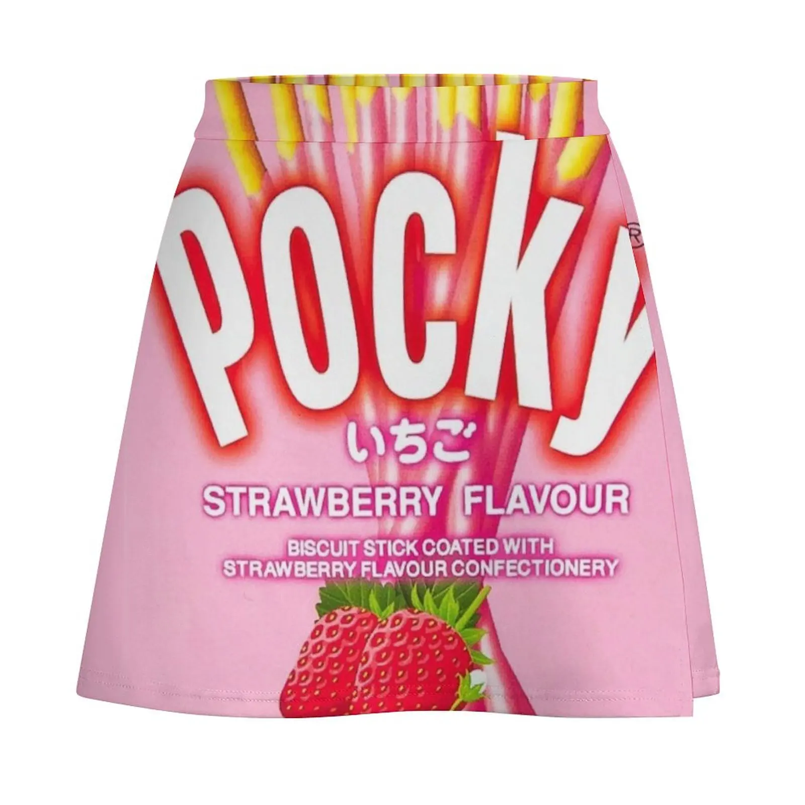 Мини-юбка POCKY со вкусом клубники летние наряды для женщин женская одежда 2025 года