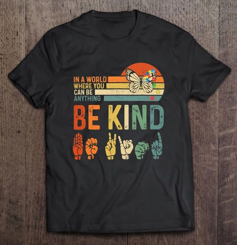 

Мужская футболка с изображением знаков при аутизме