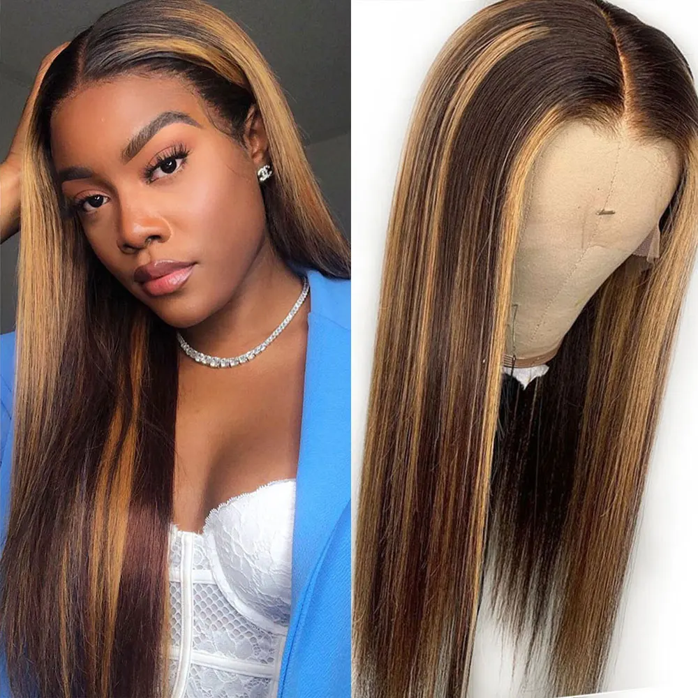 HD 13x4 Straight Lace Front Wigs Human Hair 180% Density Glueless Human Hair Lace Closure Wigs for Black Women Frontal Lace Hair